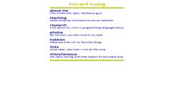 Desktop Screenshot of howardhuang.us